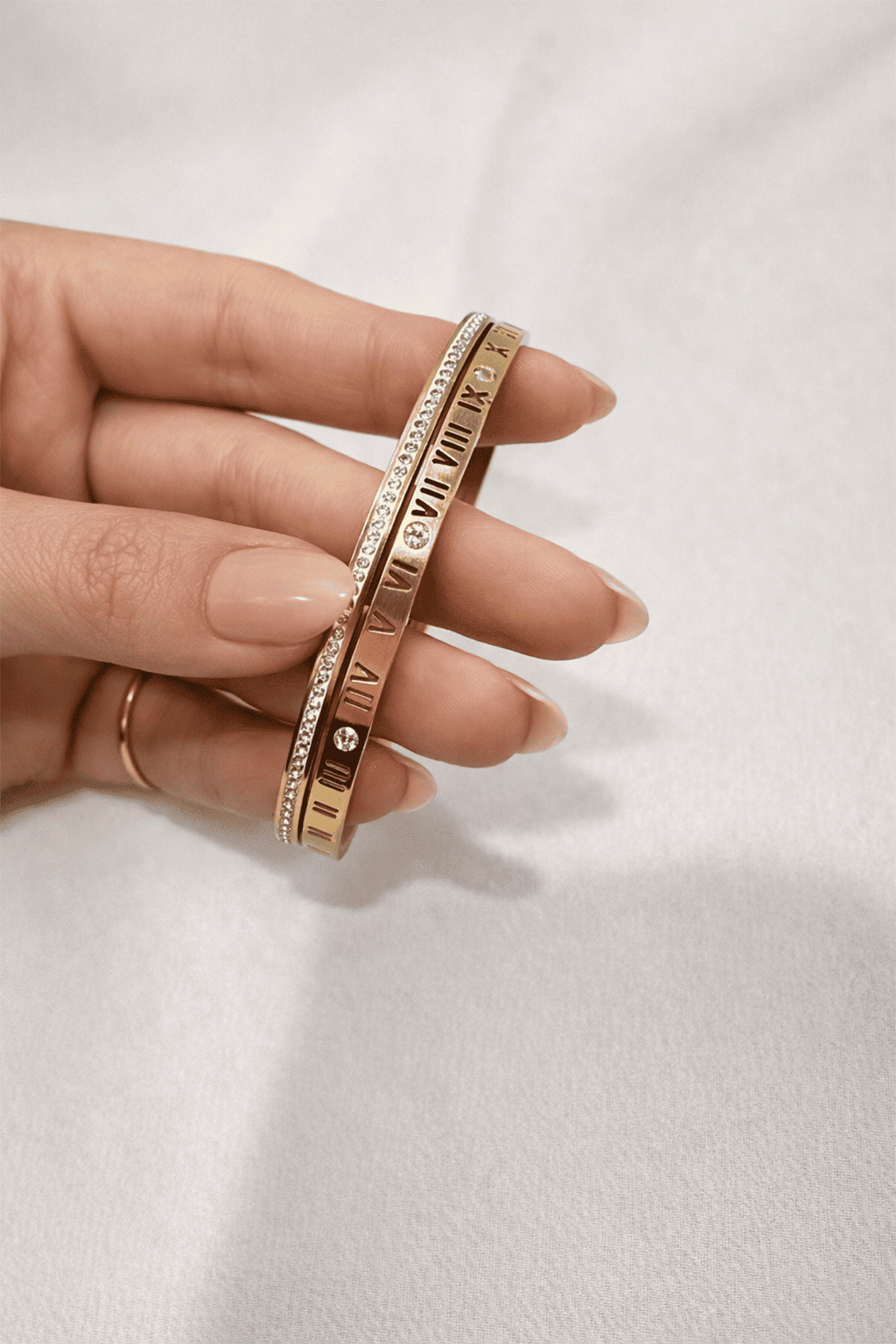 The Eternity Roman Inscribed Cuff - Image 4