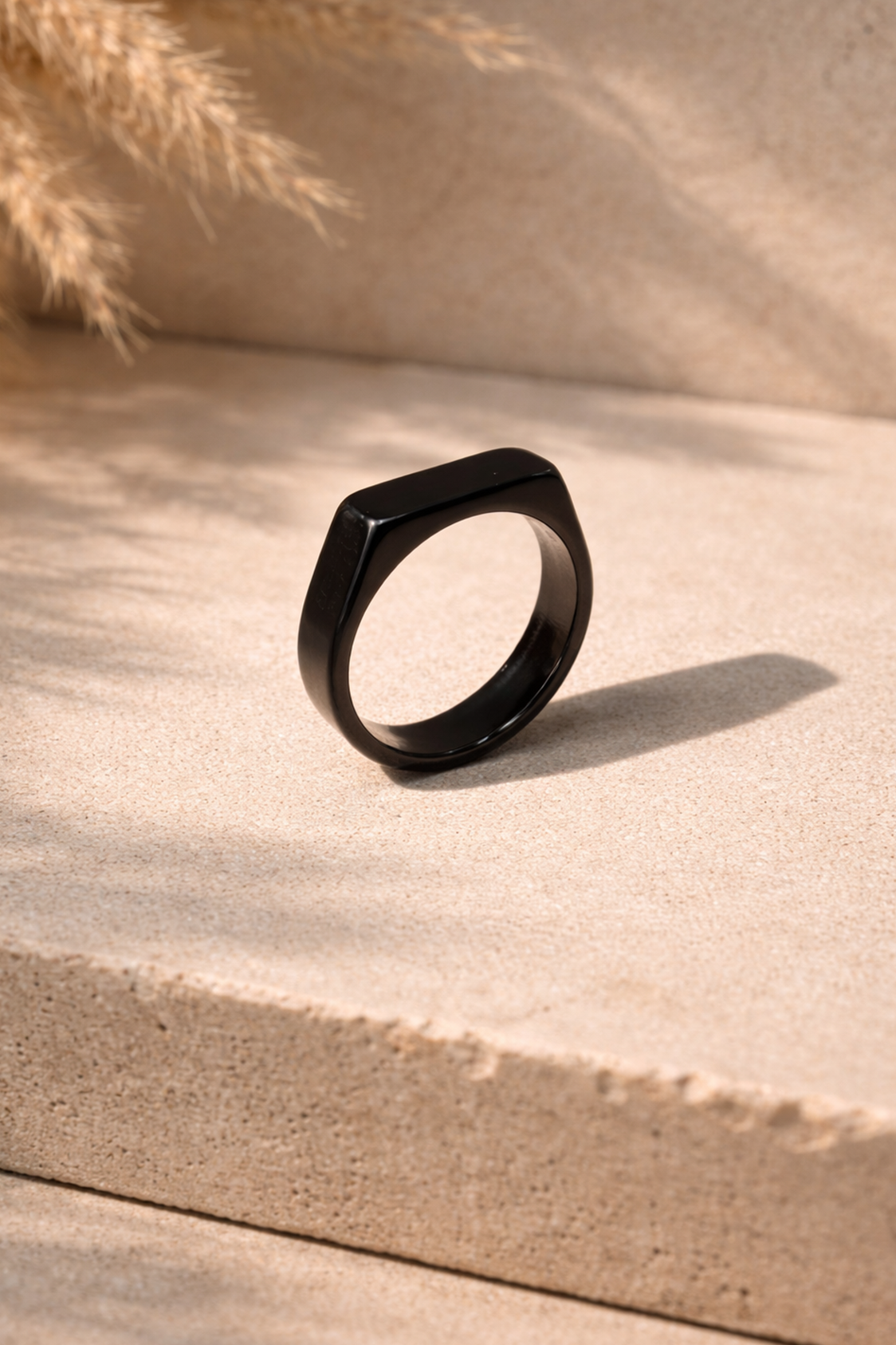 The Obsidian Edge Signet Ring - Image 5