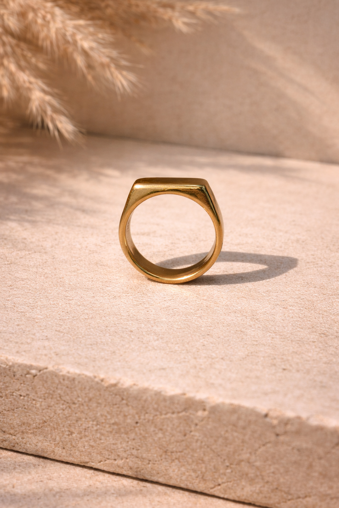 The Obsidian Edge Signet Ring