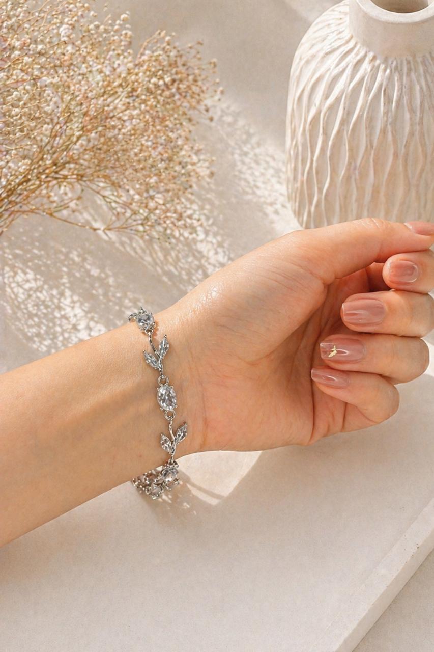 Silver Moonlight Tulip Bracelet - Image 2