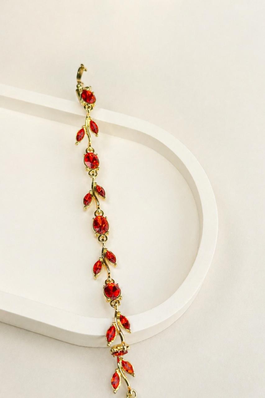 The Crimson Tulip Vine Braclet - Image 3