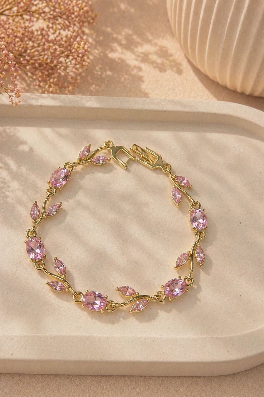Blushing Tulip Link Braclet