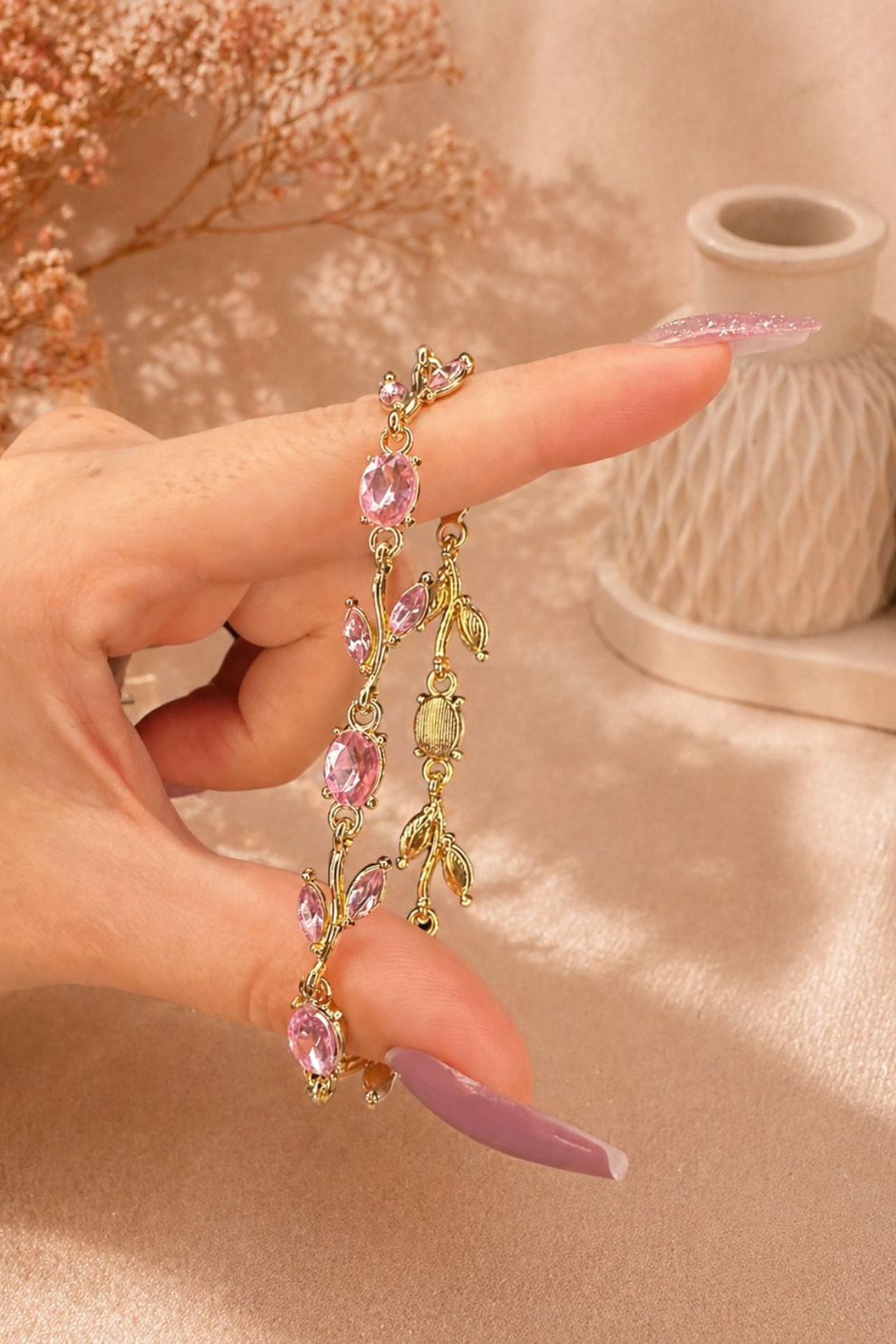 Blushing Tulip Link Braclet - Image 3