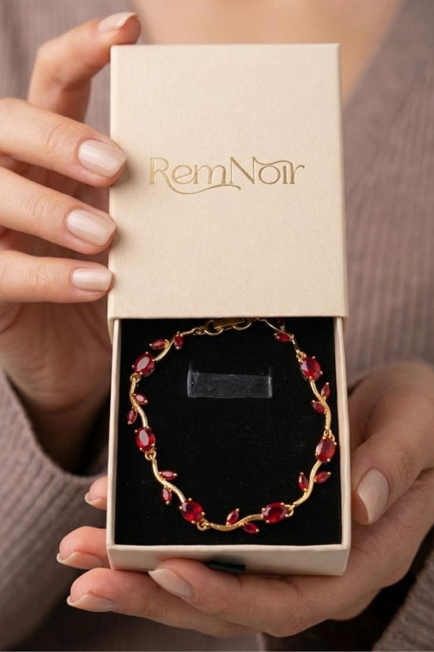 Scarlet Bloom Tulip Bracelet - Image 3