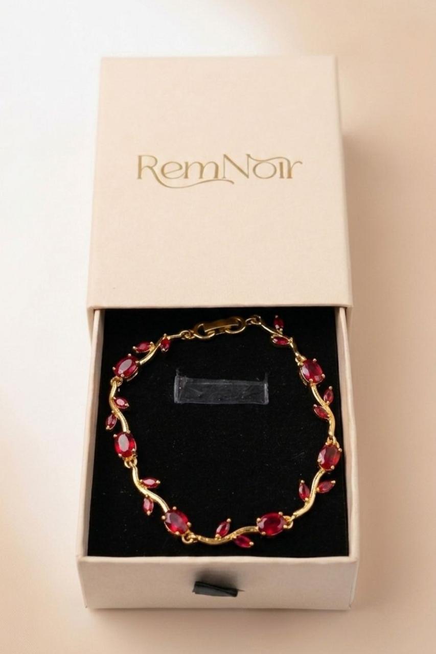 Scarlet Bloom Tulip Bracelet - Image 4