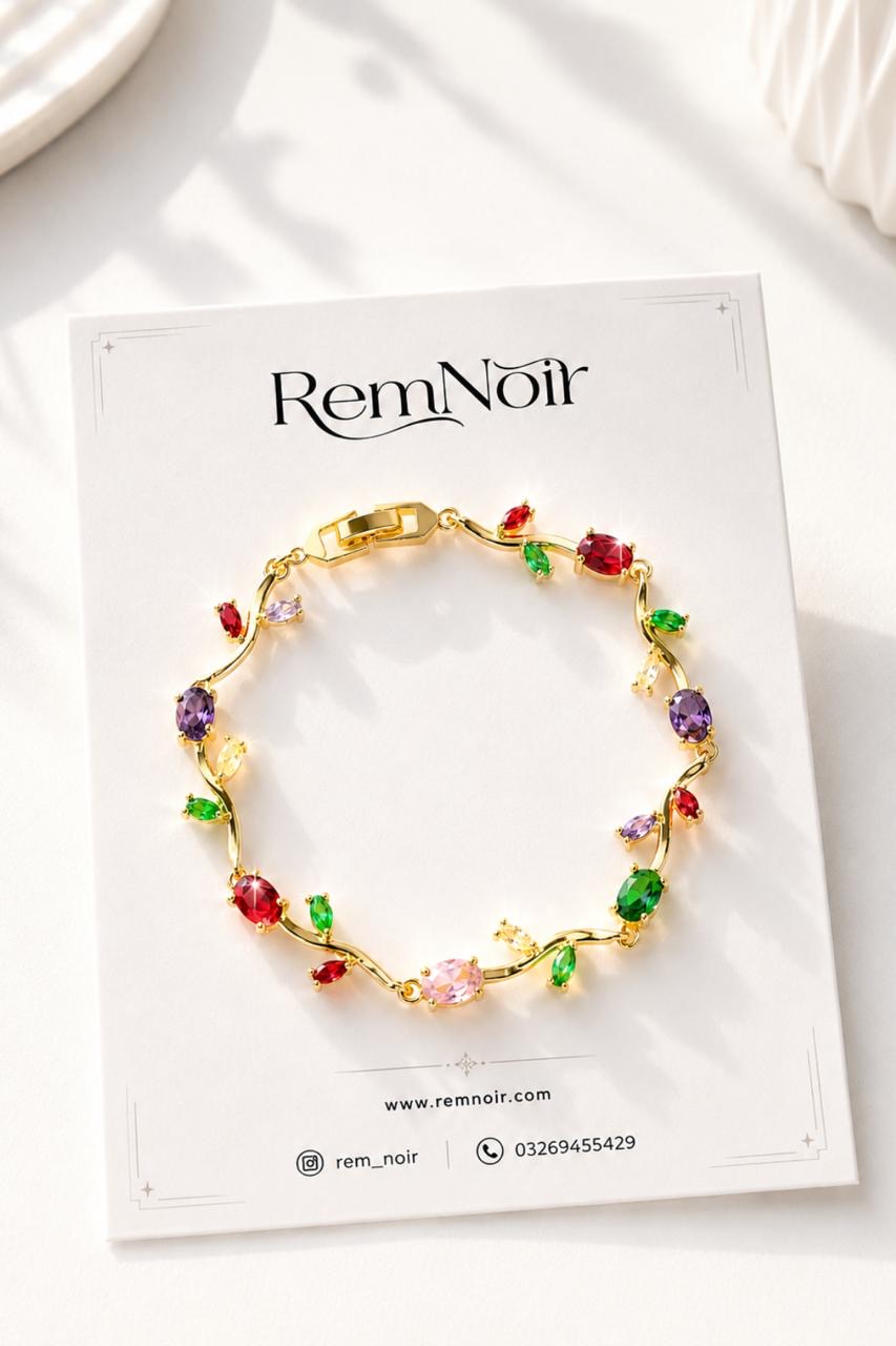 Vibrant Garden Tulip Bracelet - Image 3