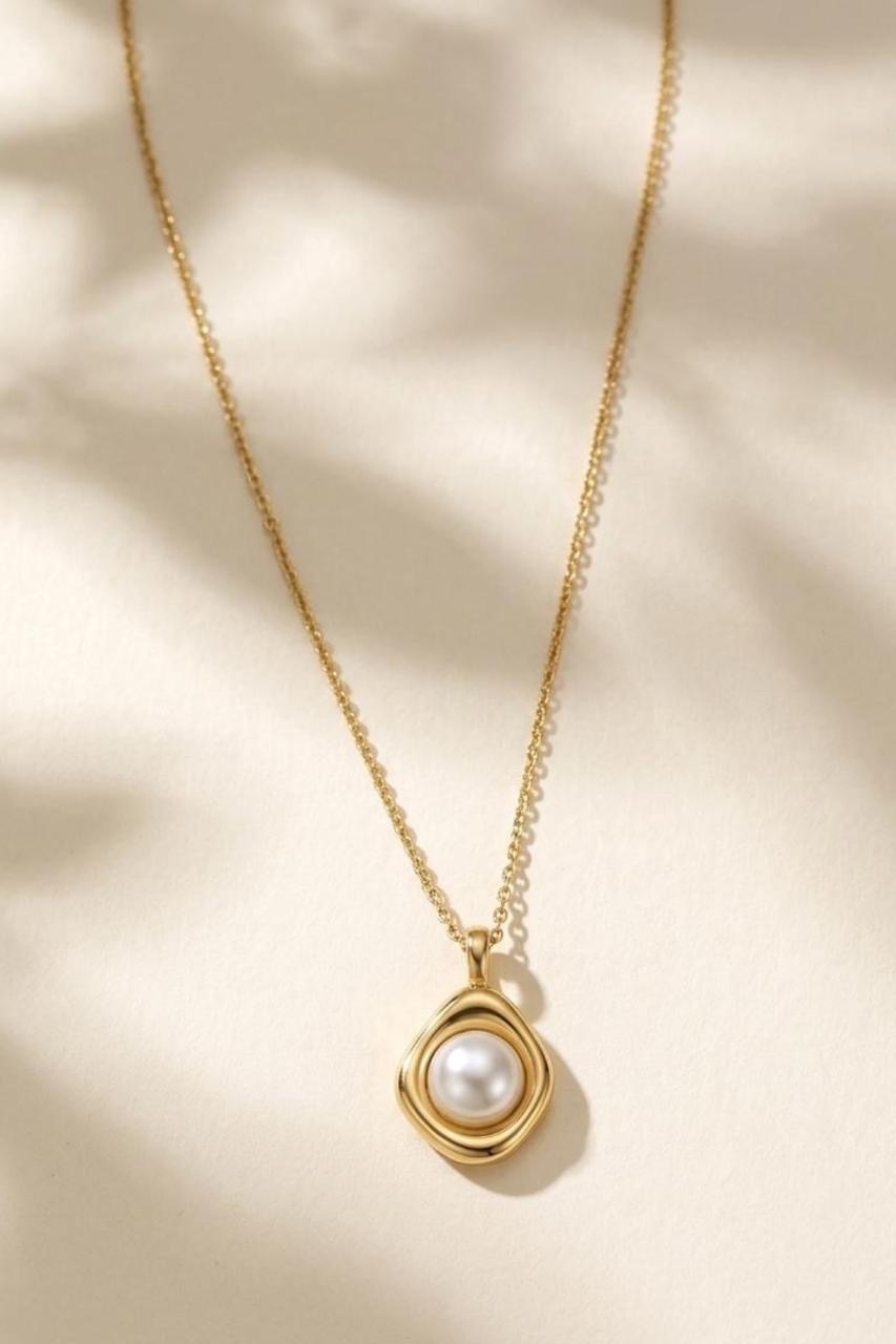 Luminous Pearl Orbit Necklace