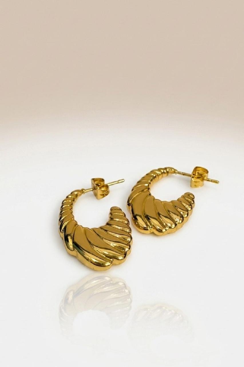 TAPERED METALLIC EARRINGS - Image 3