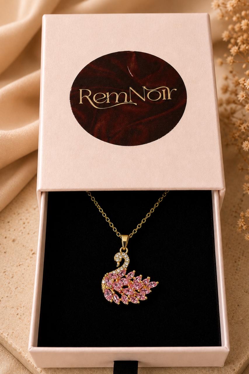 The Rose Swan Necklace - Image 3