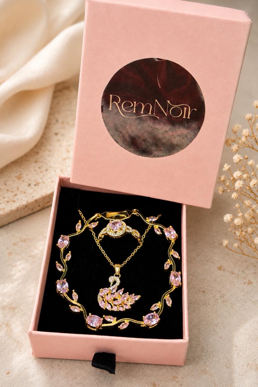 The Rose Swan Necklace - Image 4