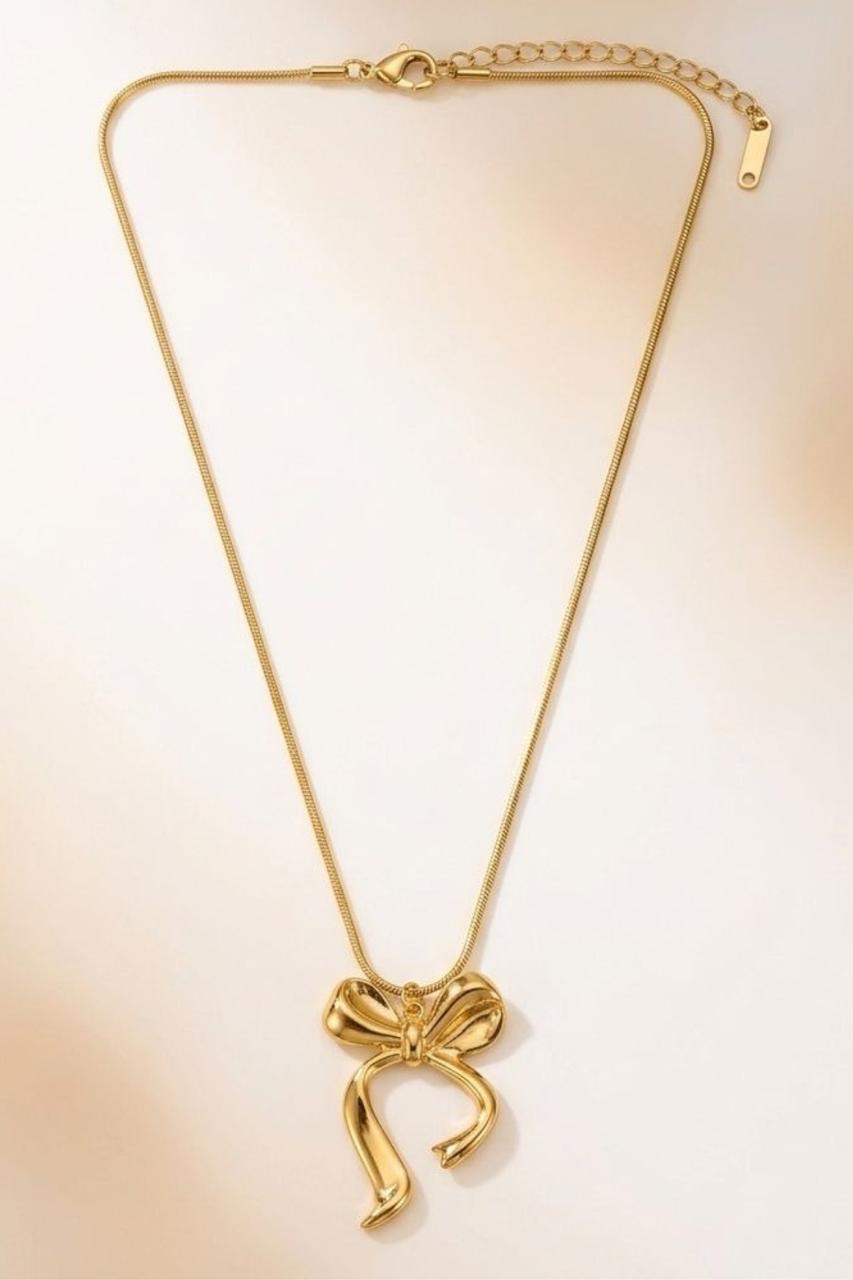 The Gilded Ribbon Necklace