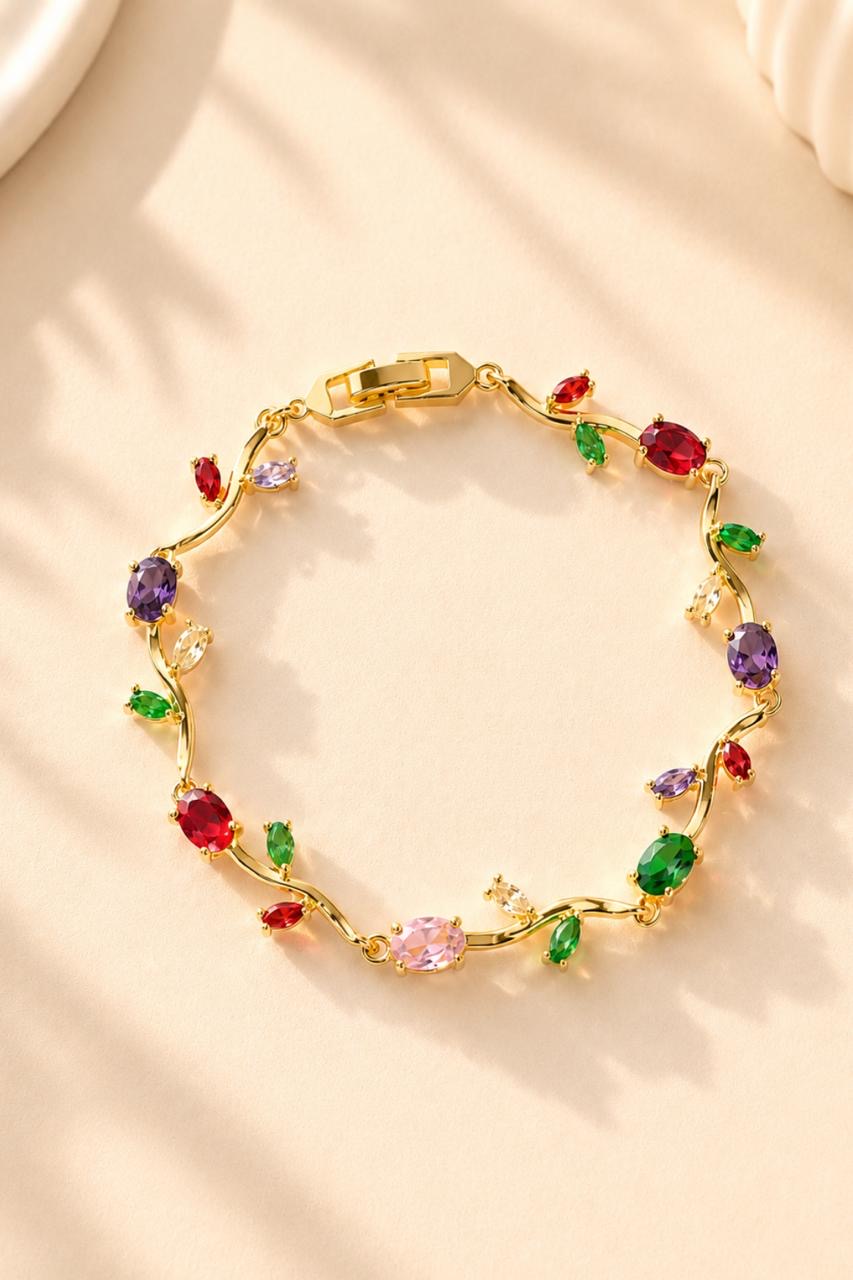 Vibrant Garden Tulip Bracelet