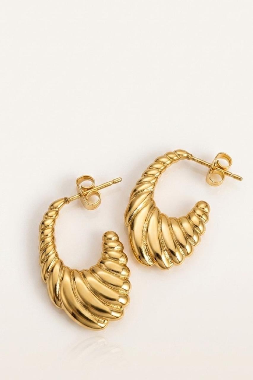TAPERED METALLIC EARRINGS - Image 4