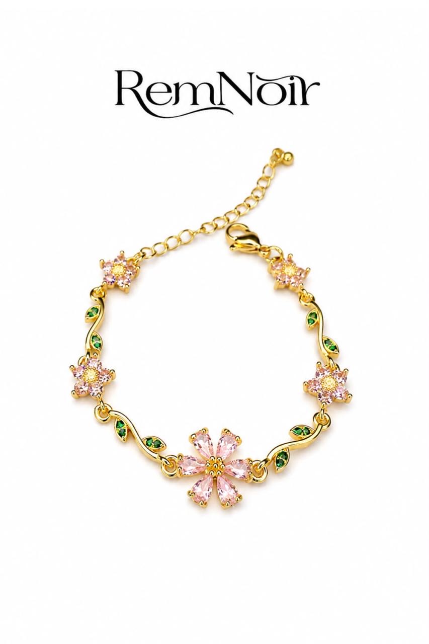 Golden Meadow Blossom Bracelet
