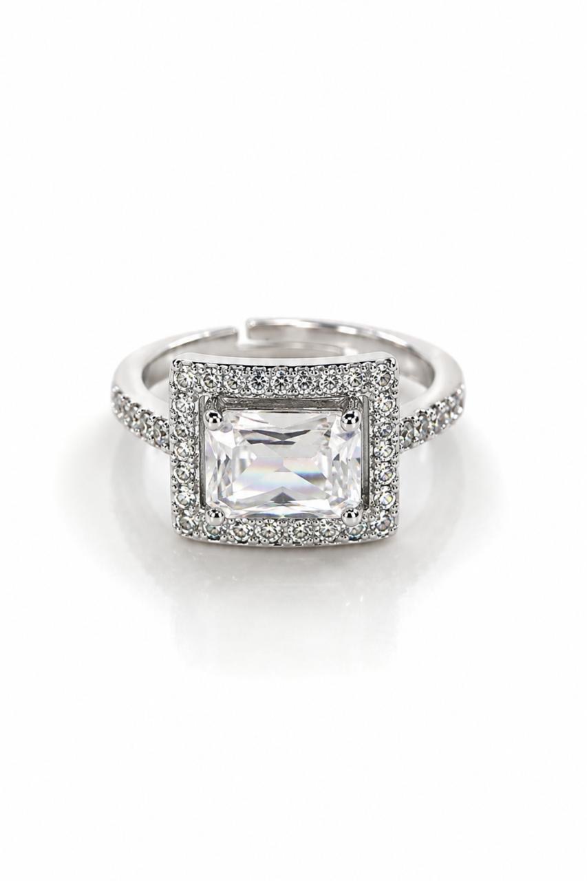 Radiant Square Ring