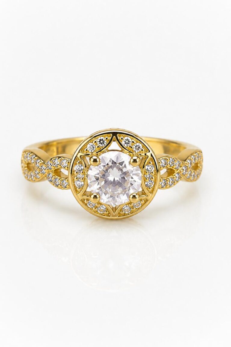 Blush Halo Ring