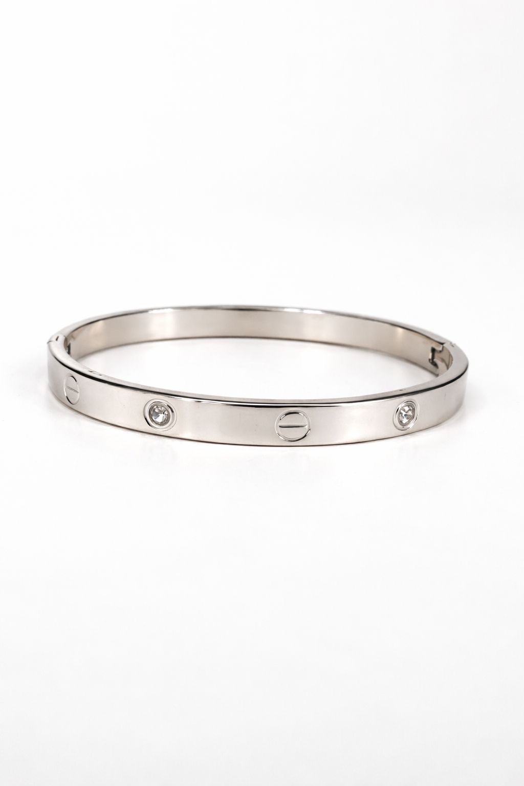 Platinum Orbit Bangle