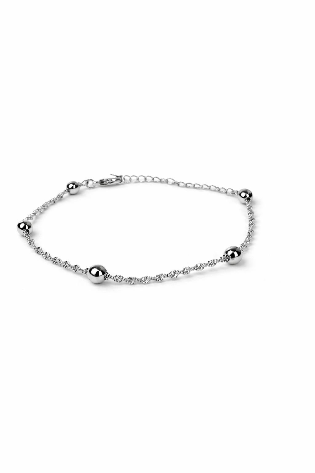 Silver orbit Noir Anklet - Image 4