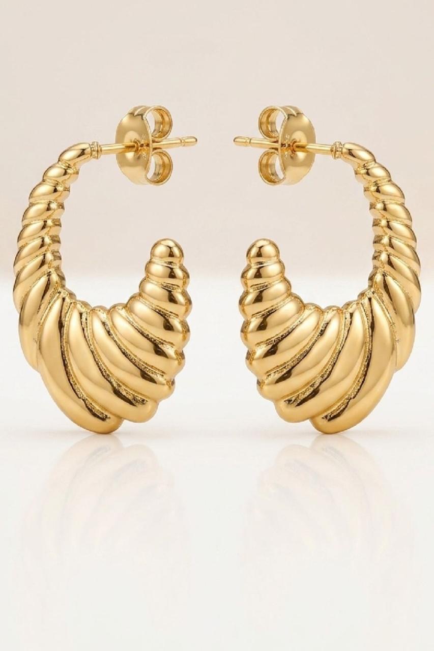 TAPERED METALLIC EARRINGS