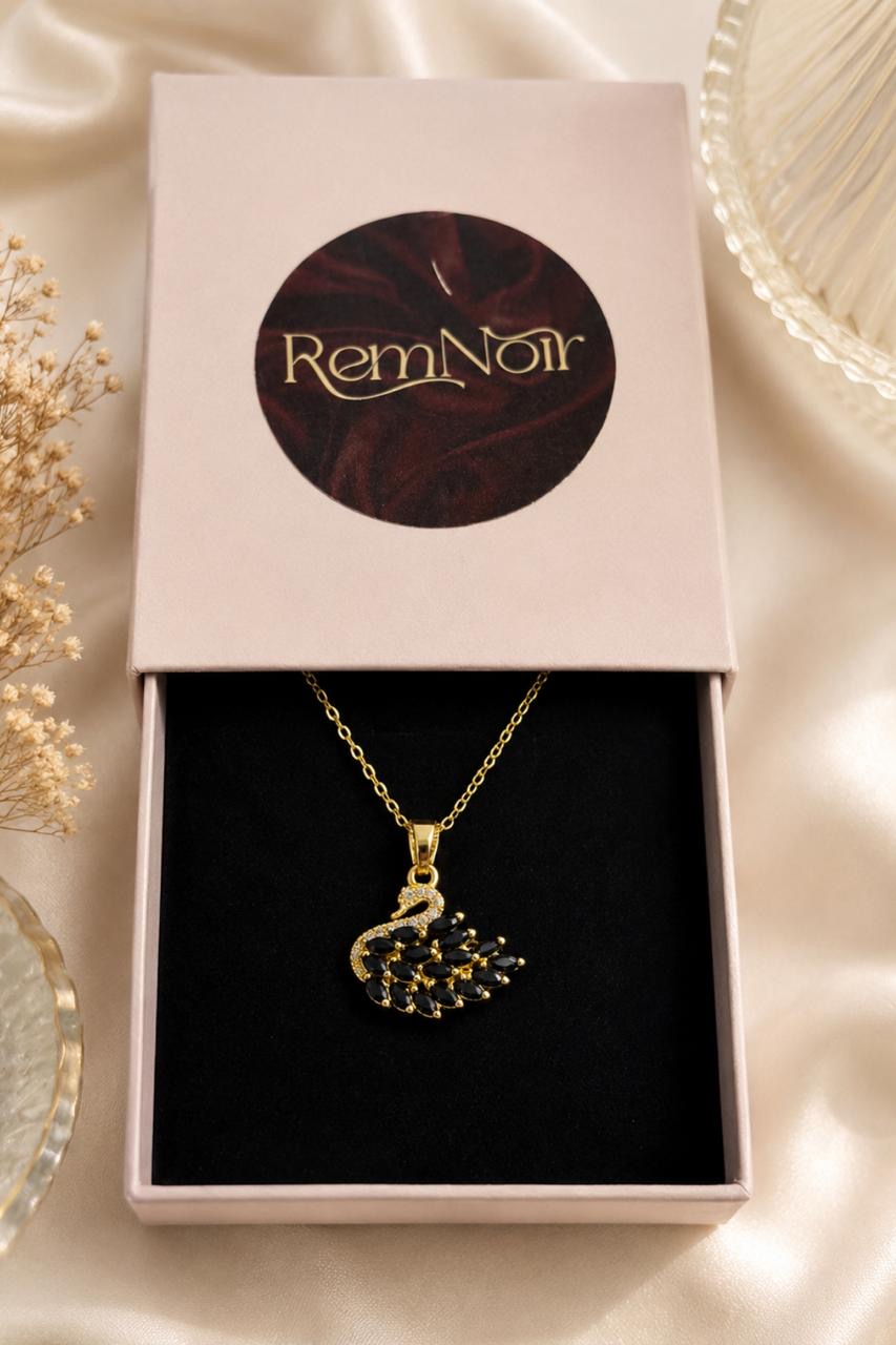 The Midnight Swan Necklace - Image 4