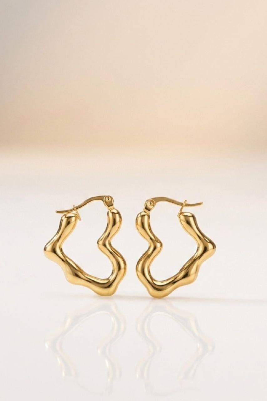 The Abstract Wave Earring