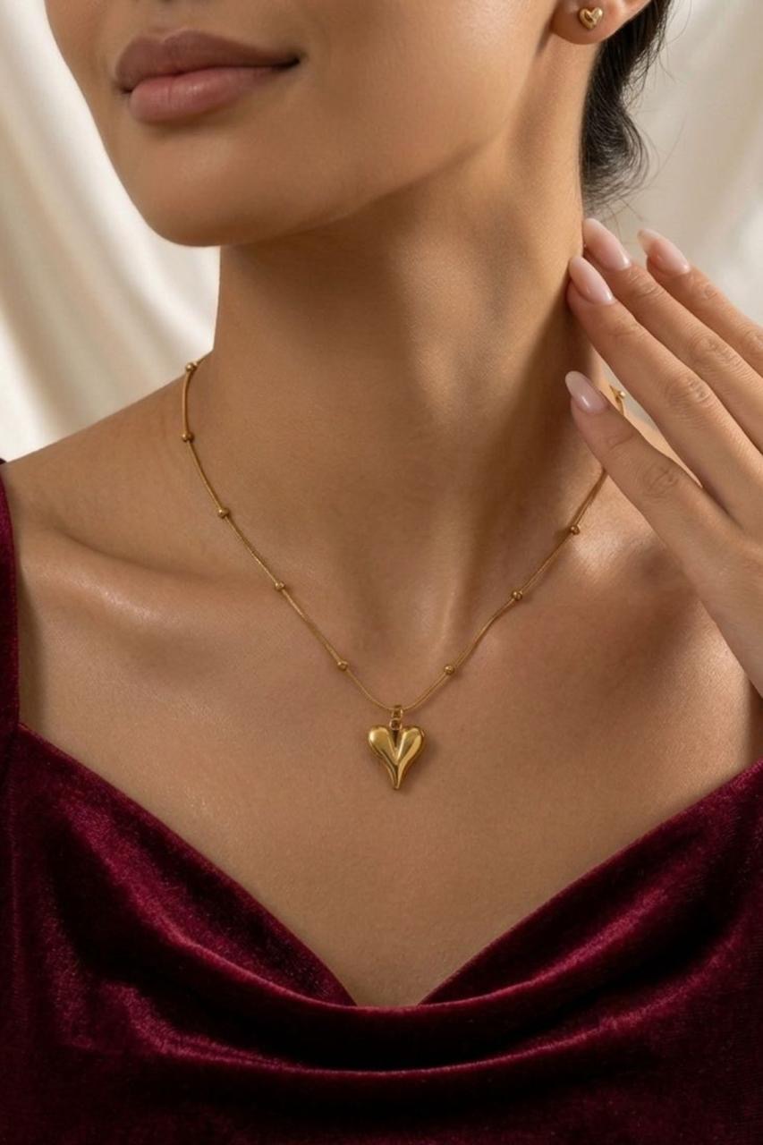 Heart Bead Necklace - Image 2