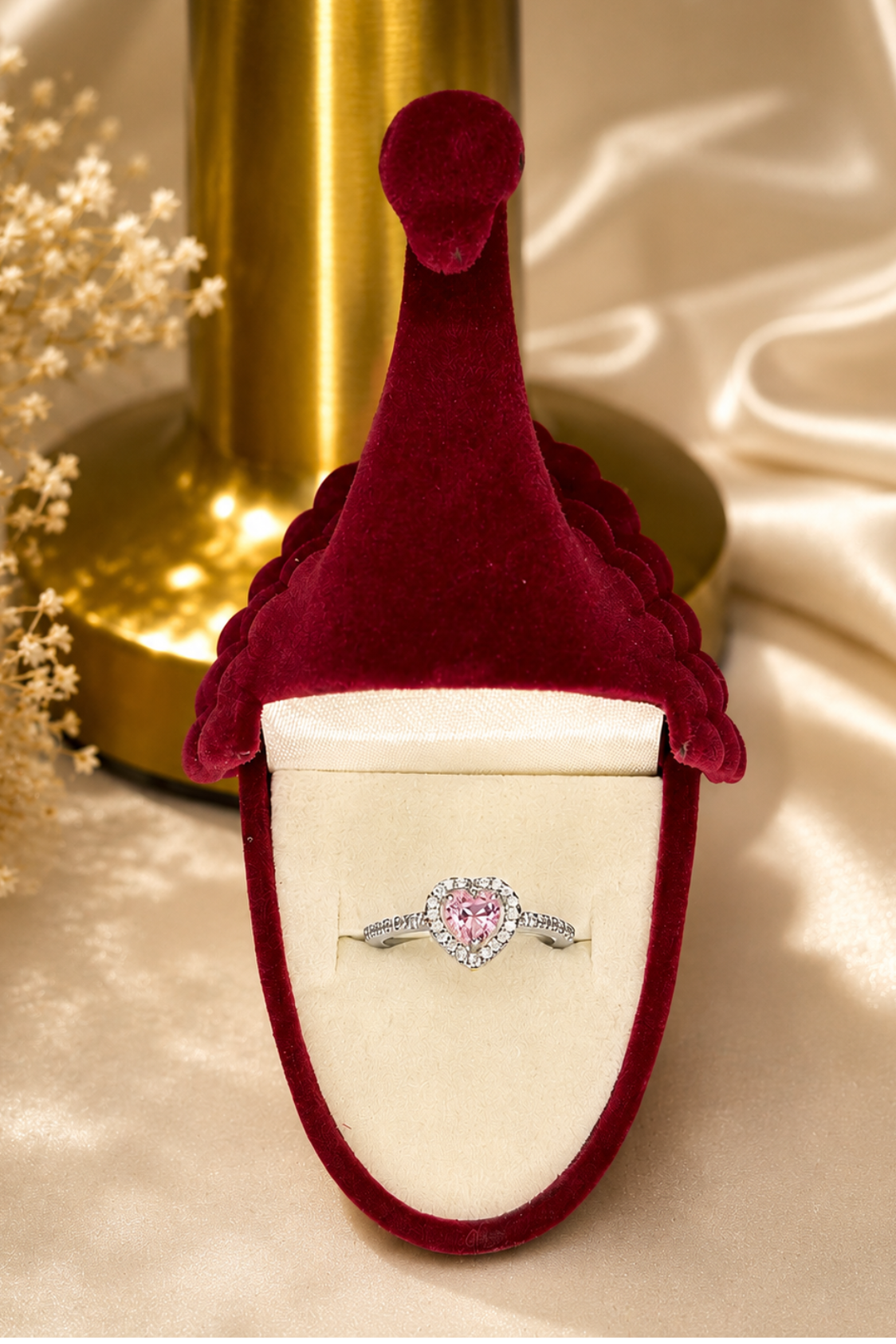 Pink Heart Ring - Image 2