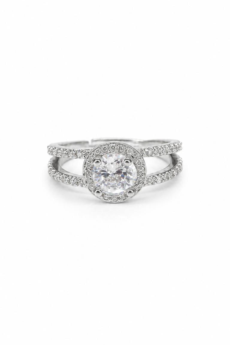 Halo Double Band Ring