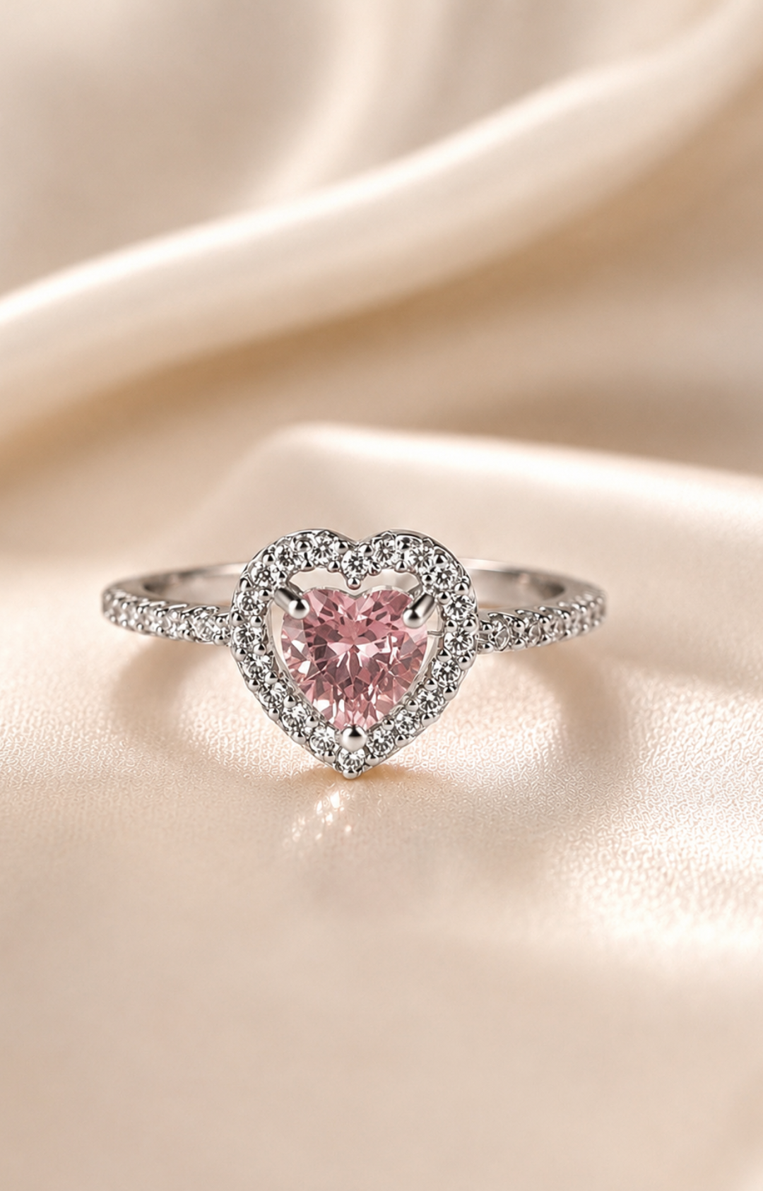 Pink Heart Ring