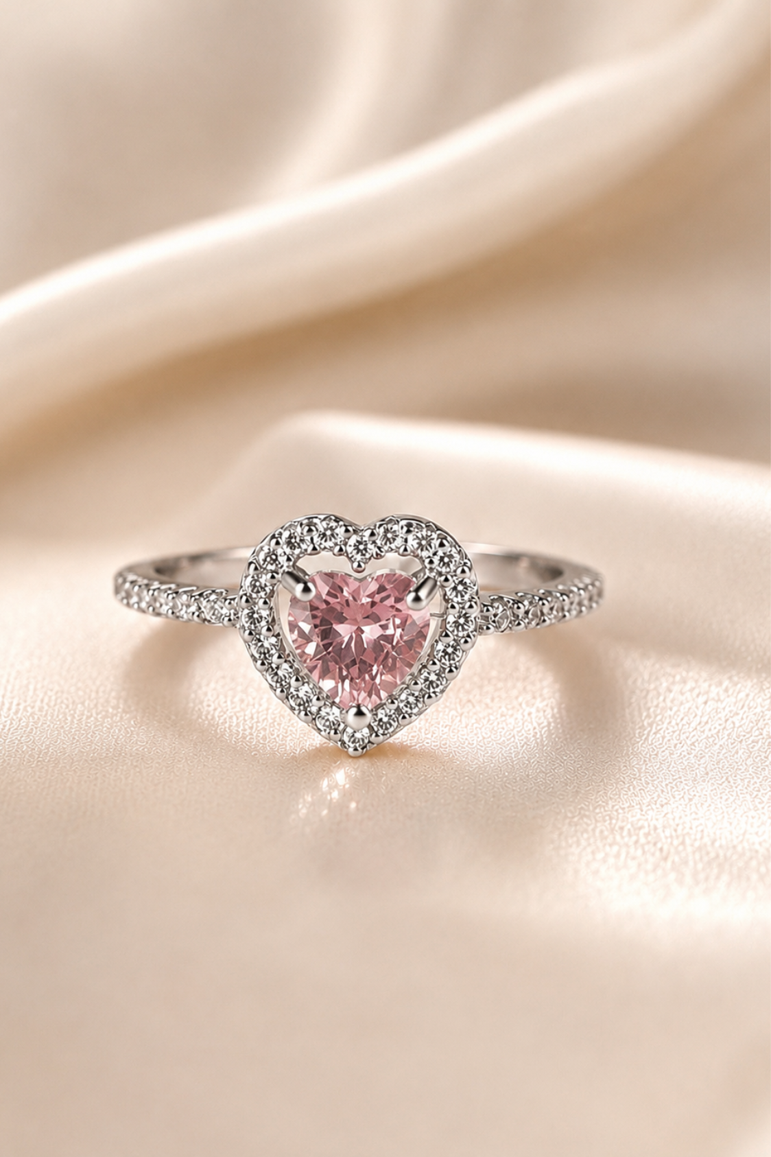 Pink Heart Ring
