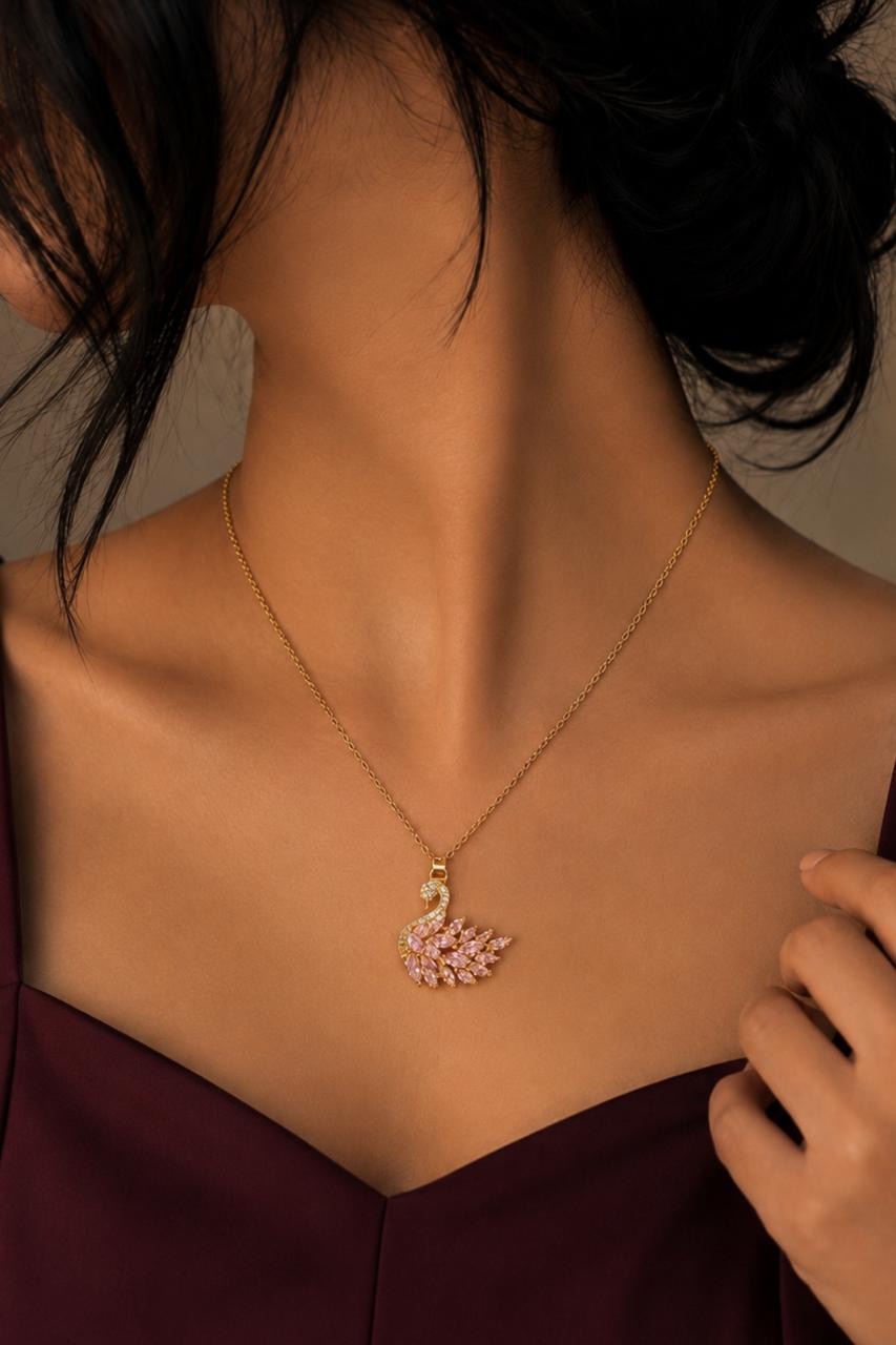 The Rose Swan Necklace - Image 2