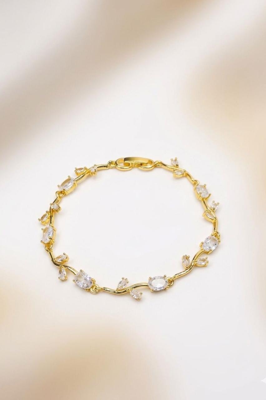Crystal Vine Tulip Bracelet.