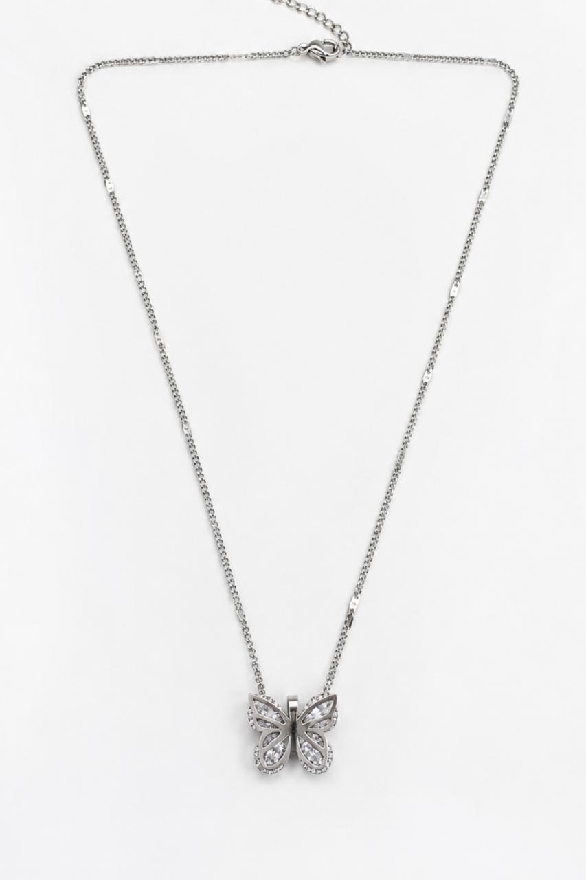 Crystal Butterfly Pendant