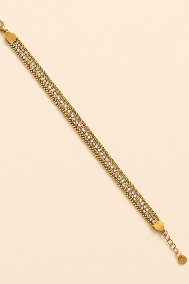 Gold Crystal Bracelet