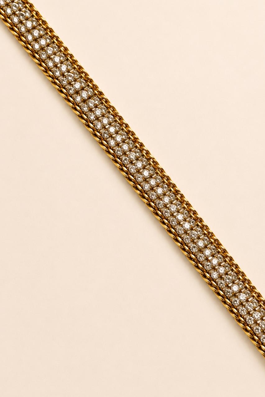 Gold Crystal Bracelet - Image 3