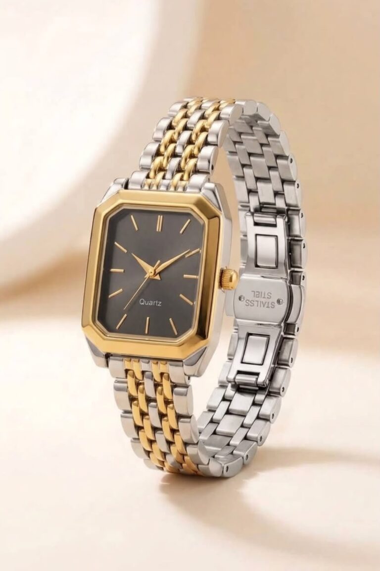 Two-Tone Quartz Dress Watch