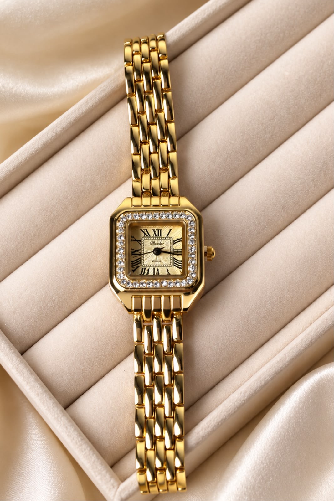 Bezel Square Quartz Watch - Image 3