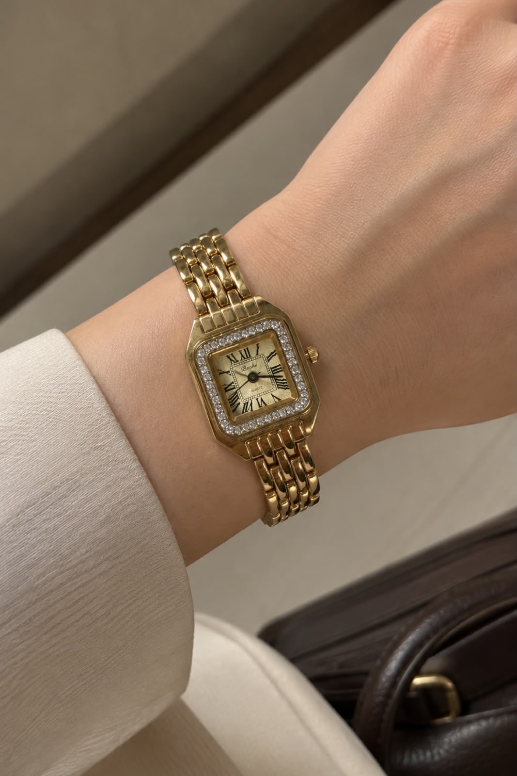 Bezel Square Quartz Watch - Image 2