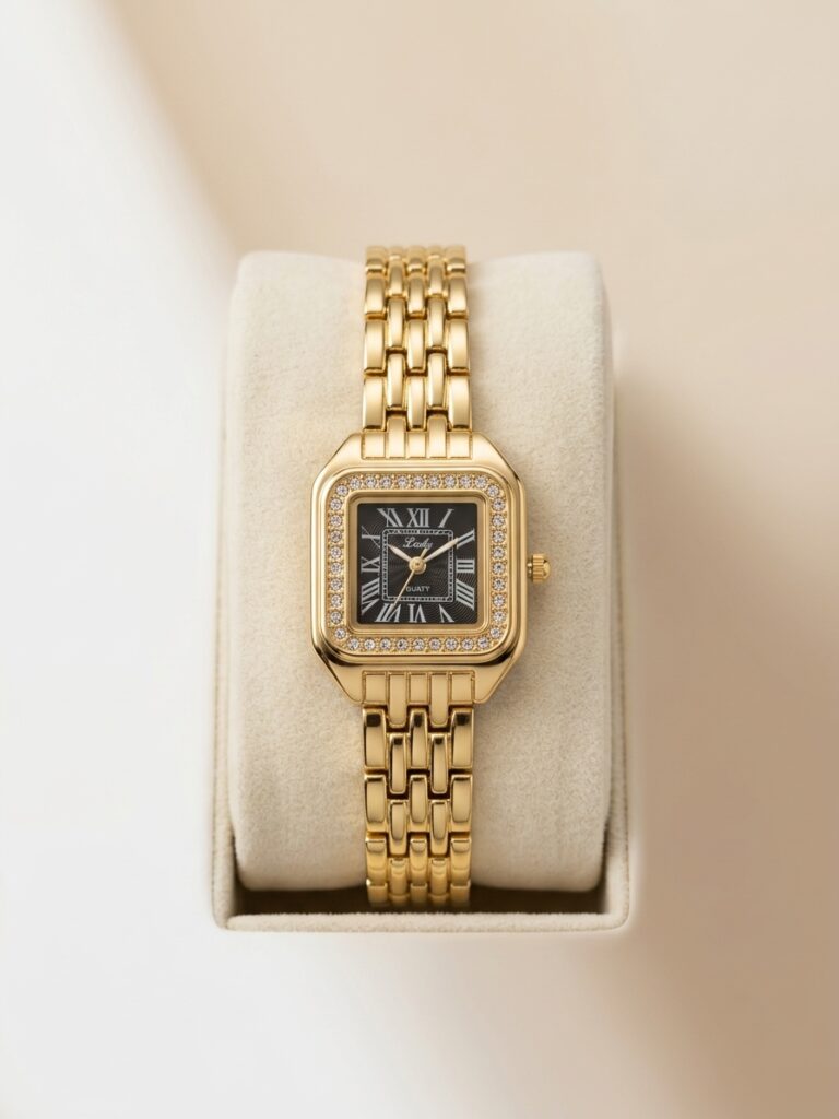 Regal Gold Crystal Watch